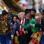 Trump gives Chelsea the Club World Cup trophy, crowd boos