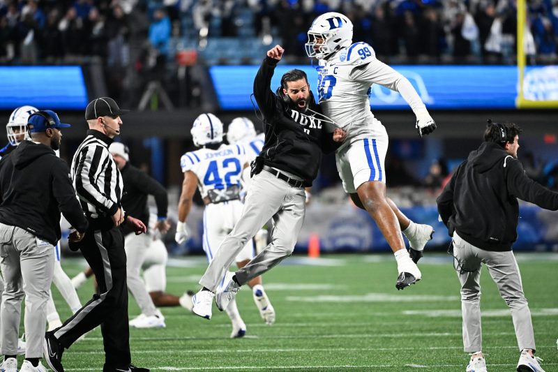 Duke coach: 8-5 Blue Devils ‘deserve to be in’ CFP after winning ACC