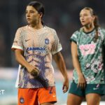 Sam Kerr: Former Chelsea forward returns to Gotham FC in front of record crowd