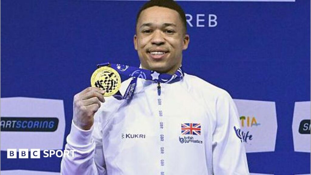European Gymnastics Championships: Britain's Joe Fraser wins gold in high bar