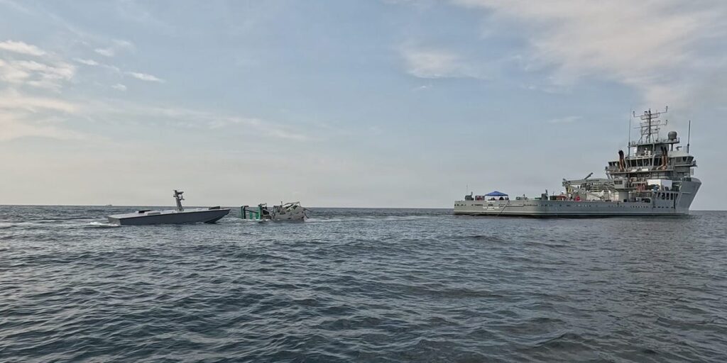 US Navy Testing Robotic Refueling to Push Drone Boats Further
